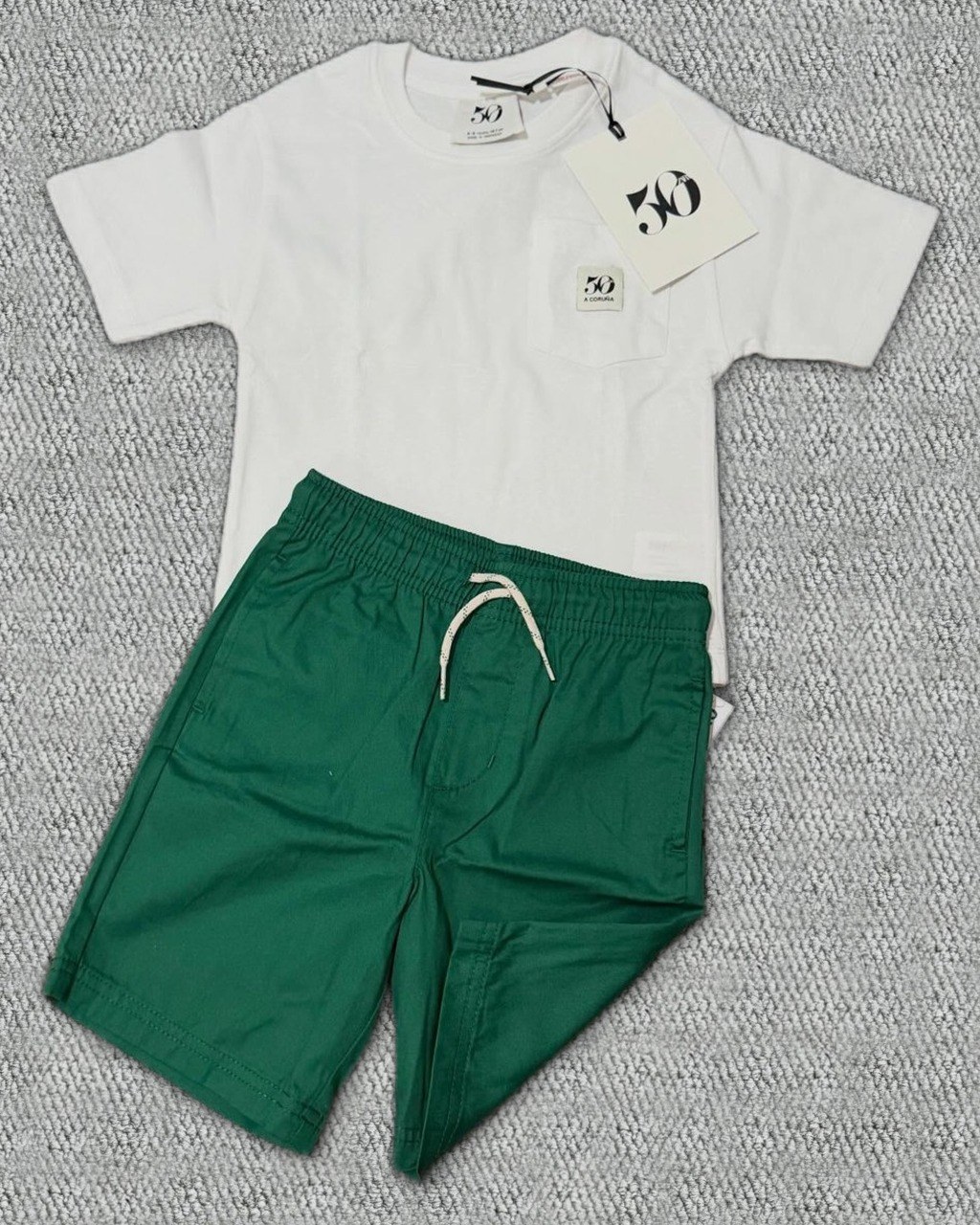 Tee & Cotton Short Set