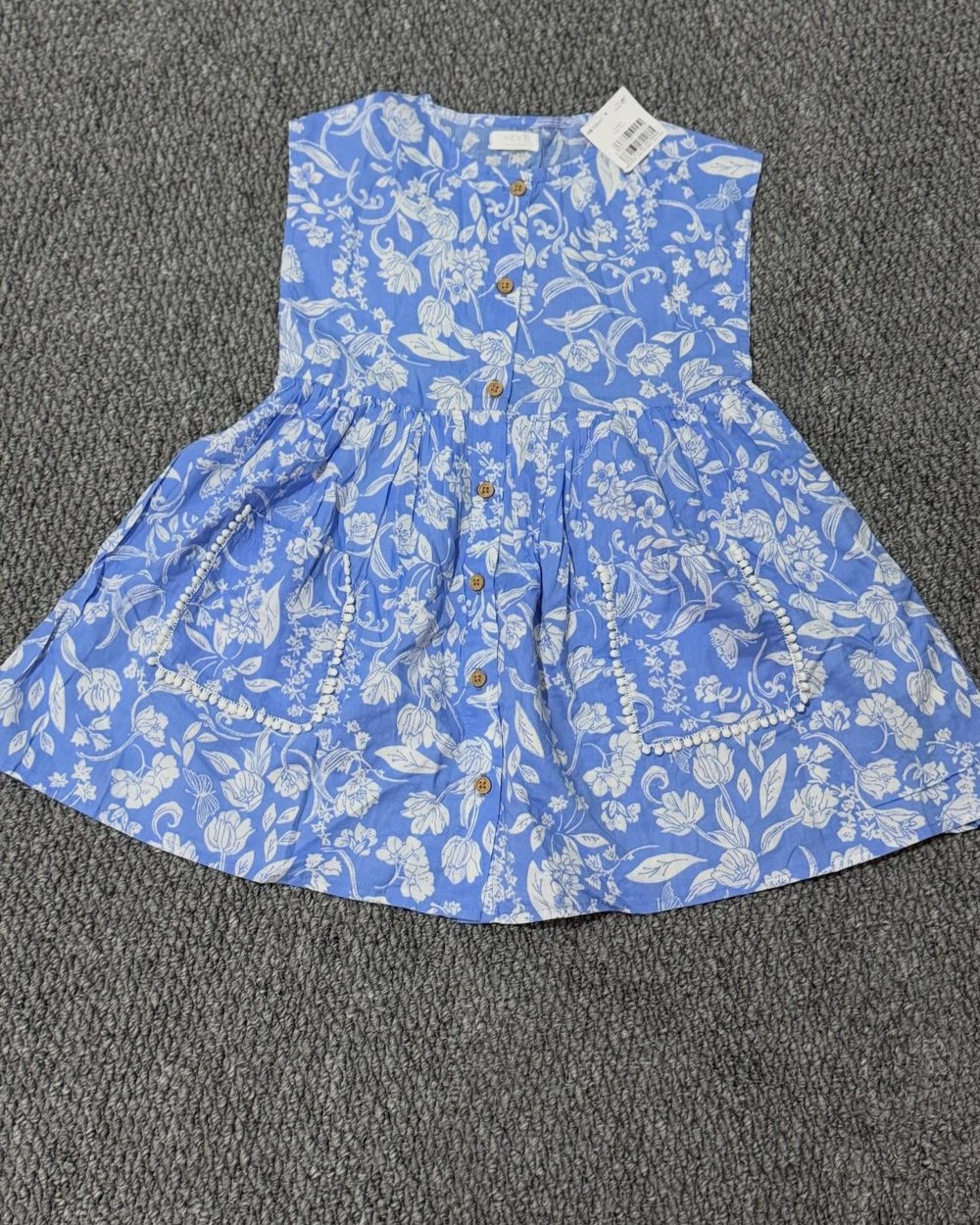 Blue Floral Dress